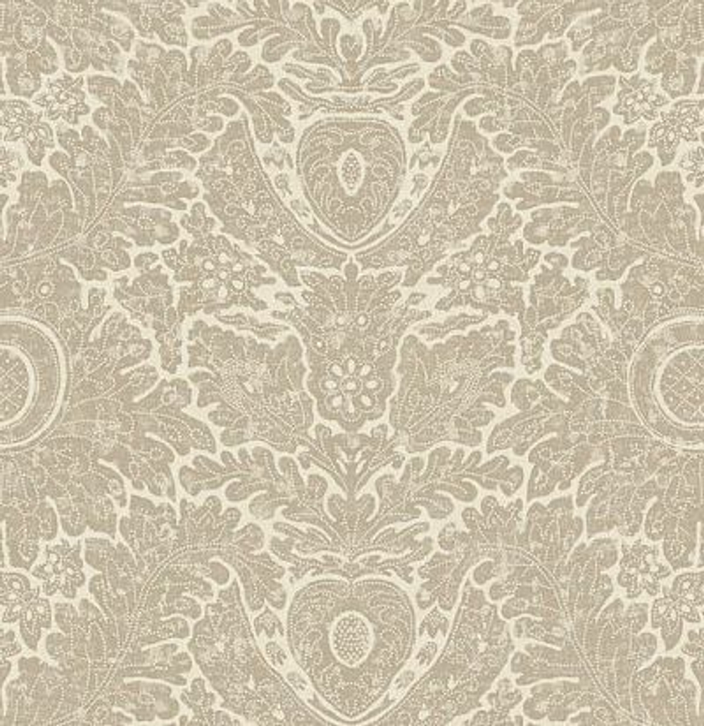 обои бежевые с узорами 80051