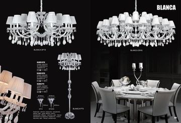 Торшер Blanca PT5 белый Crystal Lux