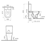 Унитаз-компакт VitrA Zentrum 9012B003-7201