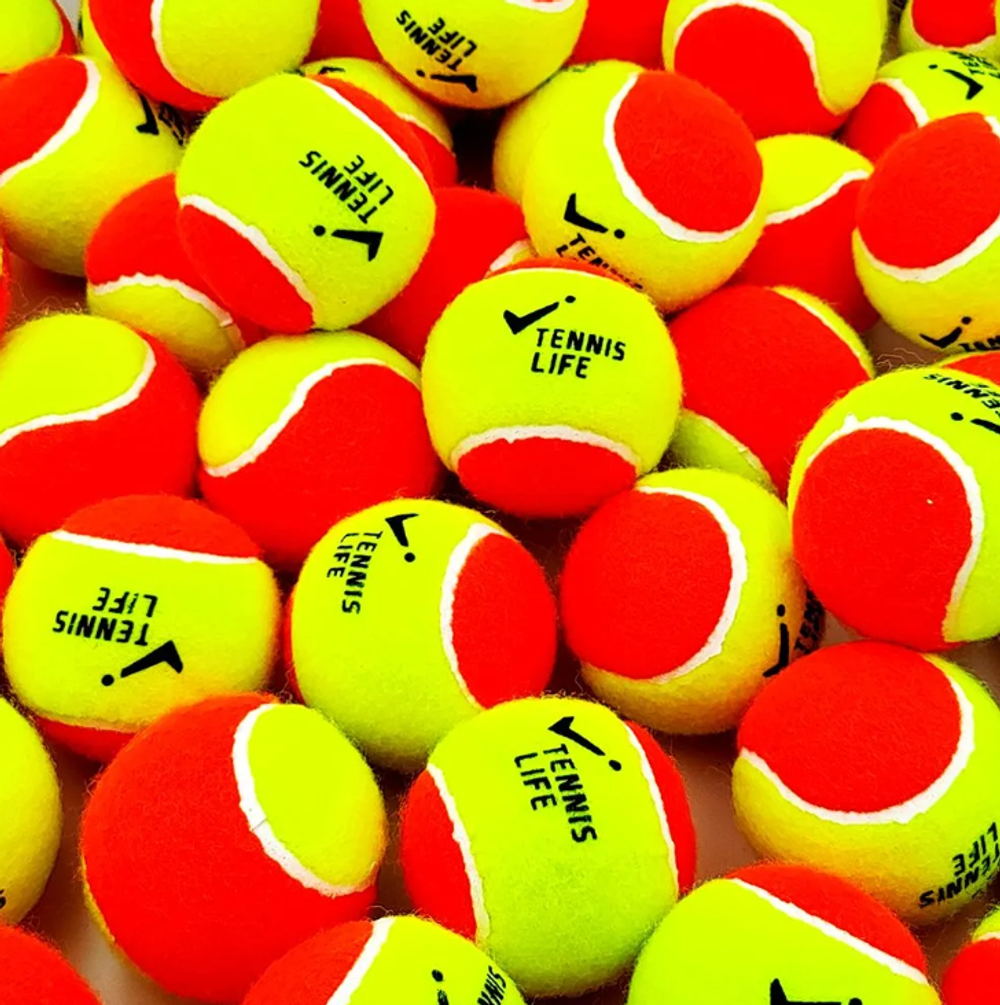 Мячи для пляжного тенниса Tennis Life пакет 48 шт