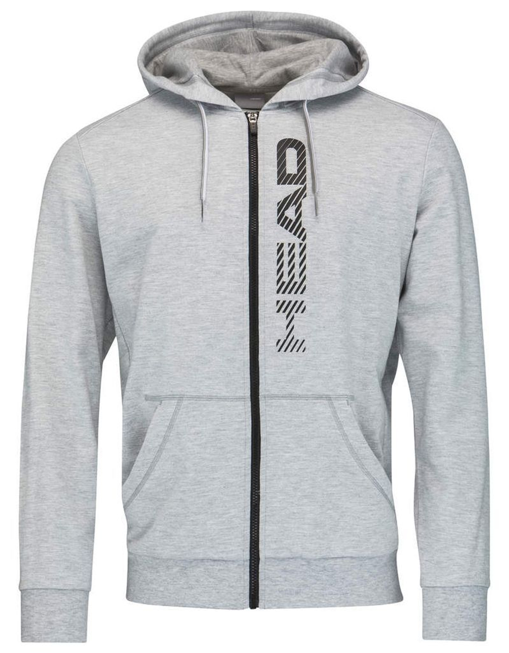 Мужская теннисная кофта Head Club Fynn Hoodie FZ M - серый