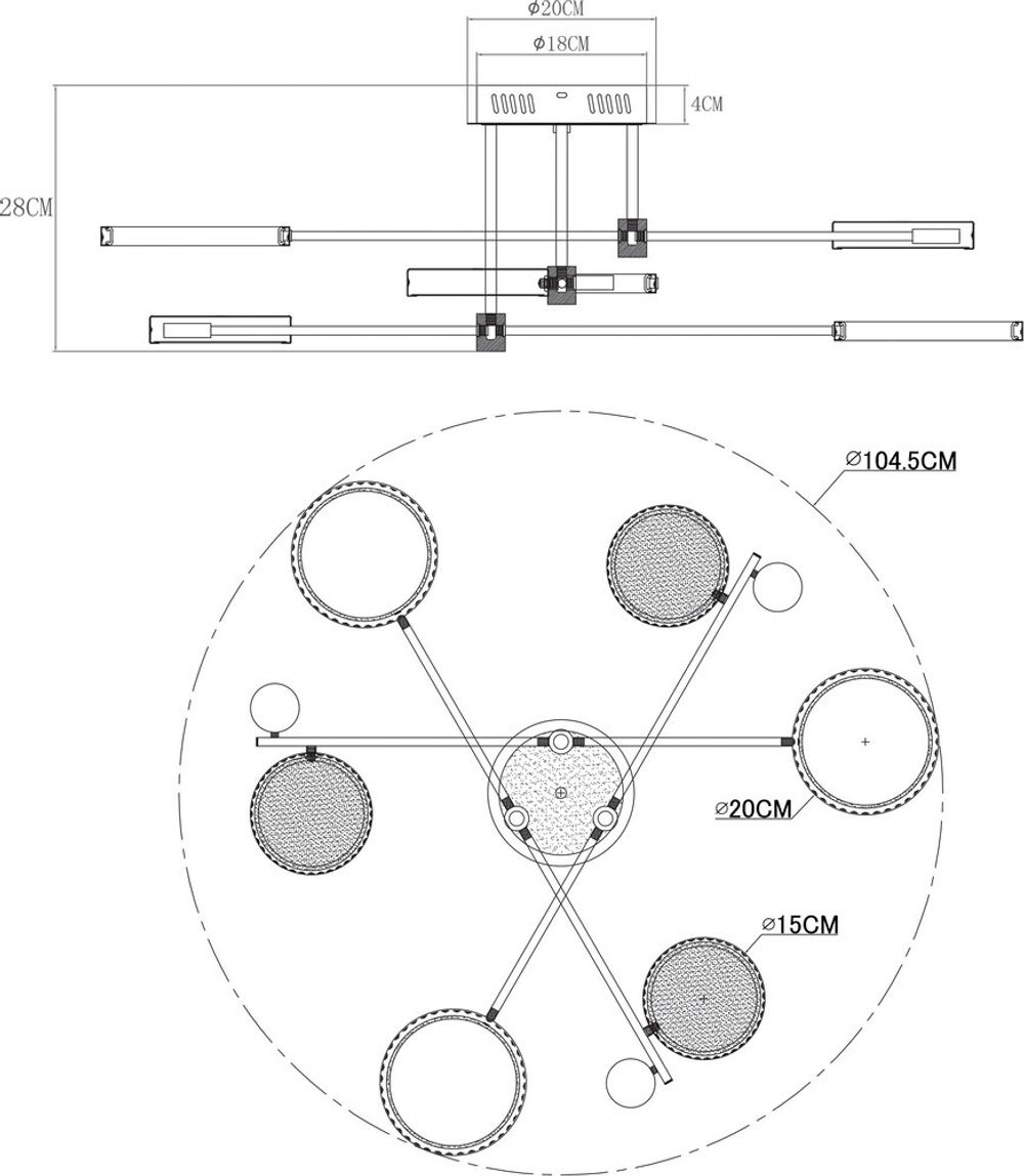 Потолочная люстра Arte Lamp