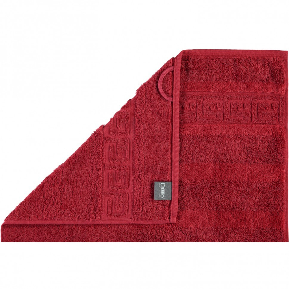 Полотенце 80х160 Cawo Noblesse 1001 бордовое