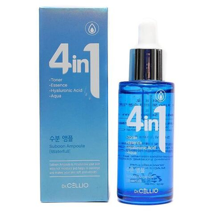 Сыворотка для лица увлажняющая Dr.CELLIO G50 4 IN 1 SUBOON AMPOULE (Aqua) 50мл