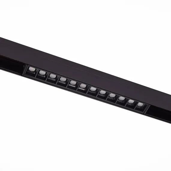 ST361.436.12 Магнитный трековый светильник Черный LED 1*12W 3000K 1 009Lm Ra>90 36° IP20 L222xW22xH4 СКАЙЛАЙН 48V