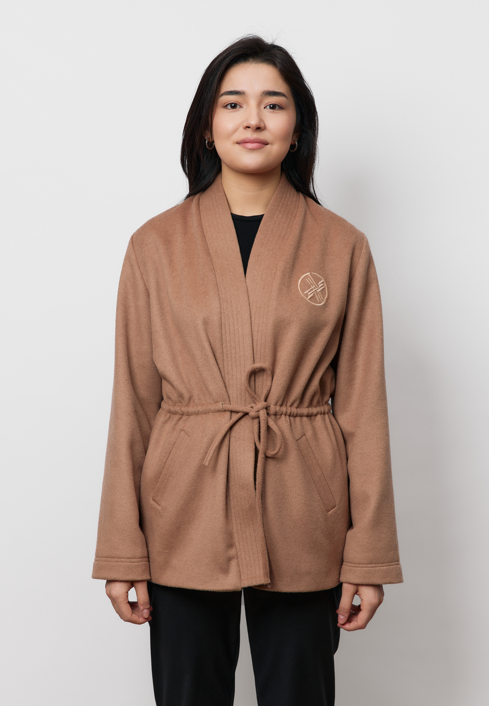 Шапан шерстяной на кулиске MURA SYZYGY CAMEL