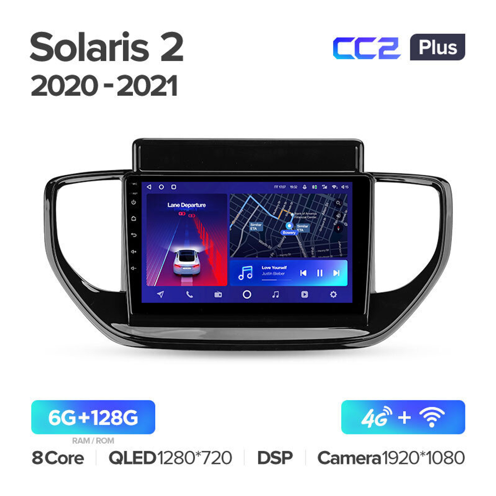 Teyes CC2 Plus 9" для Hyundai Solaris 2020-2021