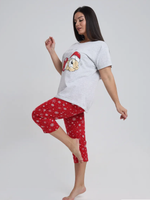 Пижама х/б бриджи+футболка УБФ0037