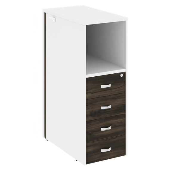 Оникс Тумба с подсветкой 4 ящика завершающая, правая O.R-TV-4.S (R)  436*767*1185