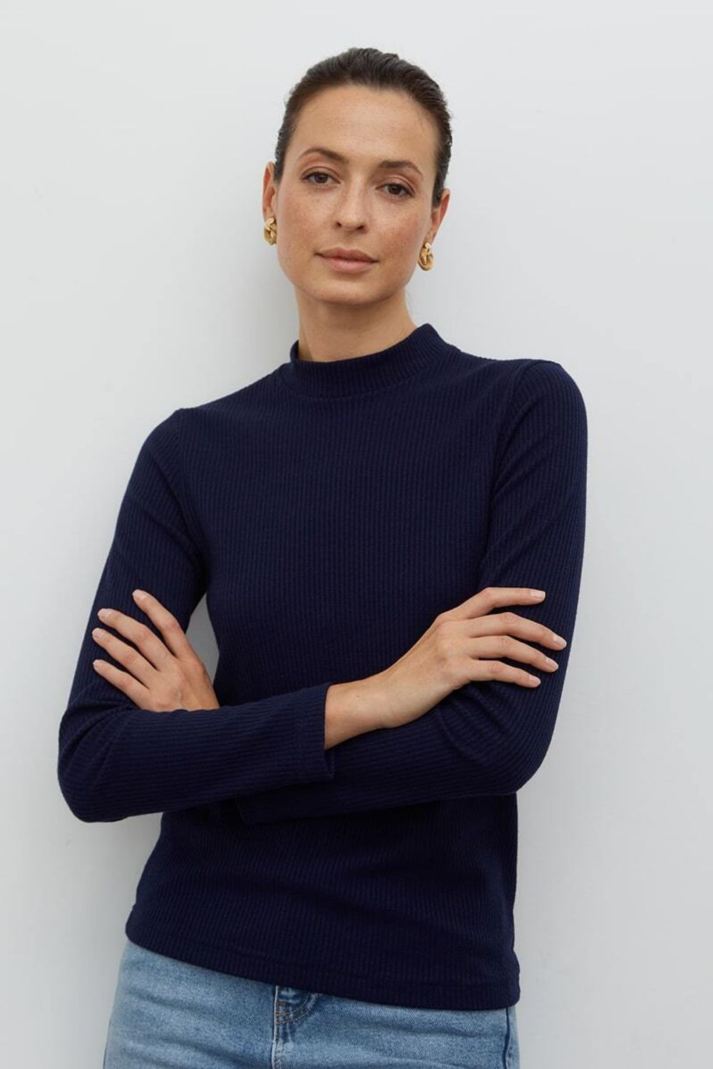 Водолазка синяя (размеры S, M)