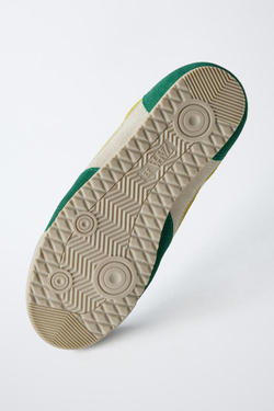 ZARA КРОССОВКИ, ЗЕЛЕНЫЙ