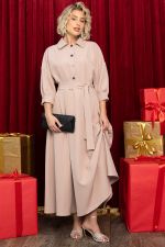 Платье Вечерняя симфония (бежевое) П14597-30М LT Collection