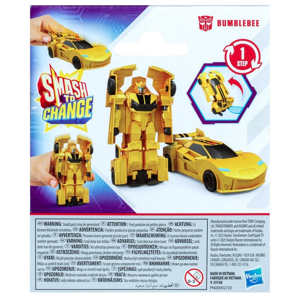 Hasbro Transformers Earth Spark - фигурка BUMBLEBEE 1-step smash G0996