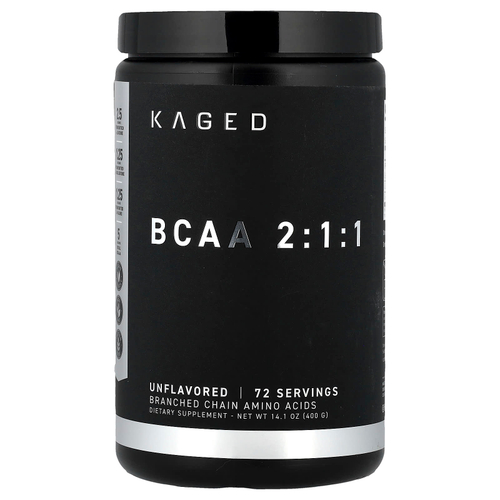 Kaged, BCAA 2:1:1, без добавок, 400 г (14,1 унции)