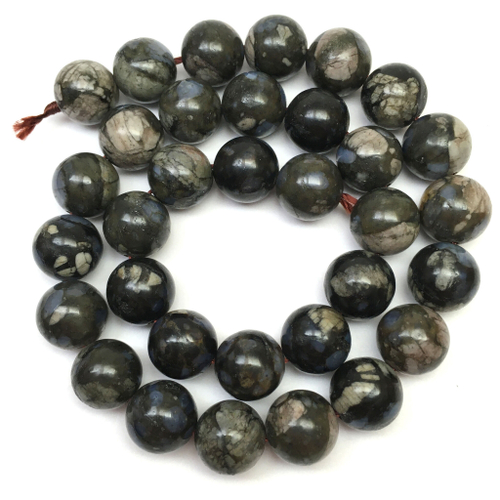 Лланит 12 мм, бусины