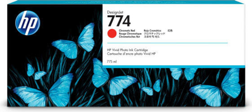 HP 774 Подлинный Красный P2W02A