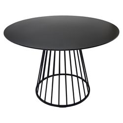 Стол обеденный Tyra, Ø110 см, черный