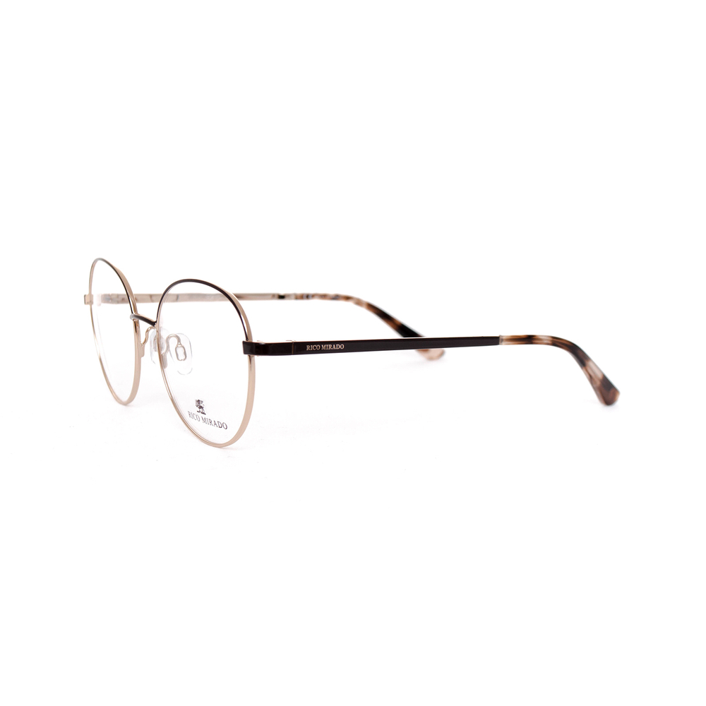 Оправа круглая Rico Mirado 286 Brown черная с золотом