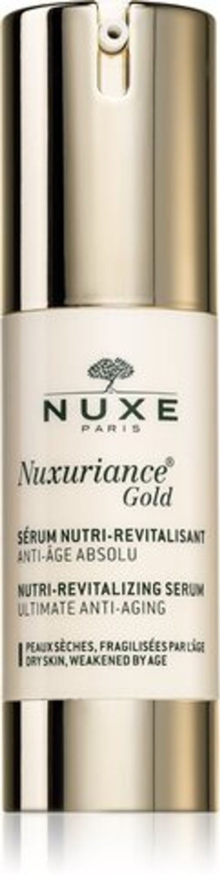 Nuxe Nuxuriance Gold - восстанавливающая сыворотка для лица с питательным эффектом /   30  ml  / GTIN 3264680015939
