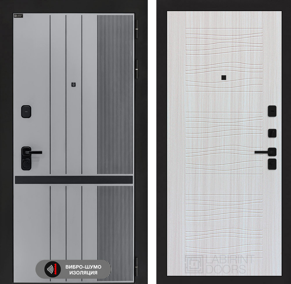 Входная дверь Лабиринт SKYLAB - 06 Сандал белый