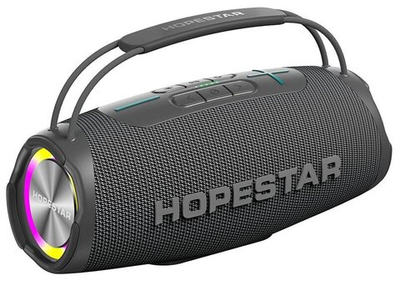 Беспроводная колонка Hopestar H53, световые эффекты, влагозащищенный корпус, поддержка microSD, 35 Вт, gray