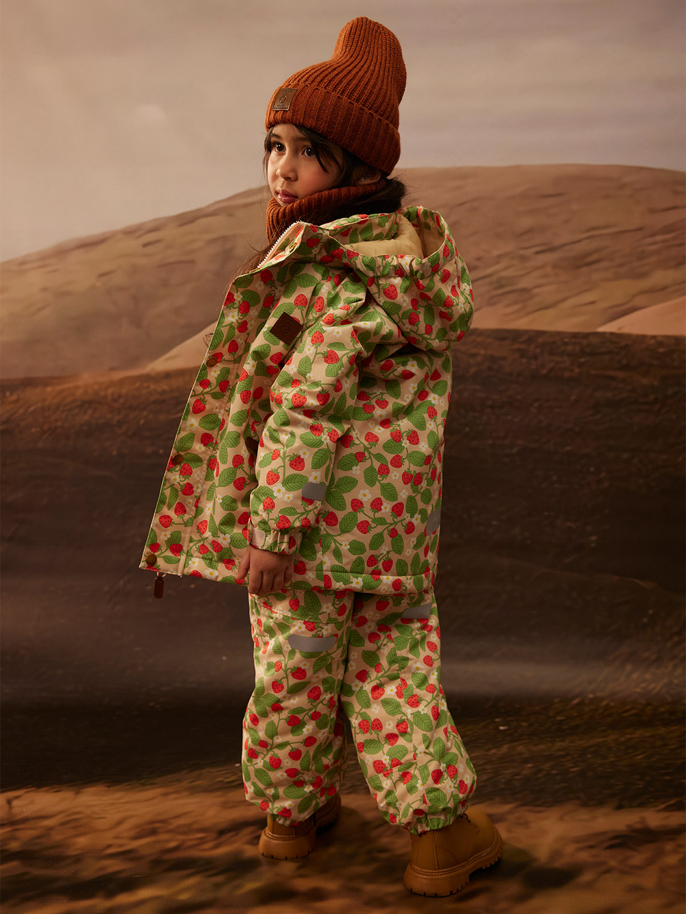 ПРЕДЗАКАЗ Куртка утеплённая демисезонная Mjölk Strawberry, утеплитель 120гр/м2