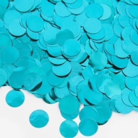 Конфетти фольга Круг, Тиффани, Металлик, 1 см, 50 гр.