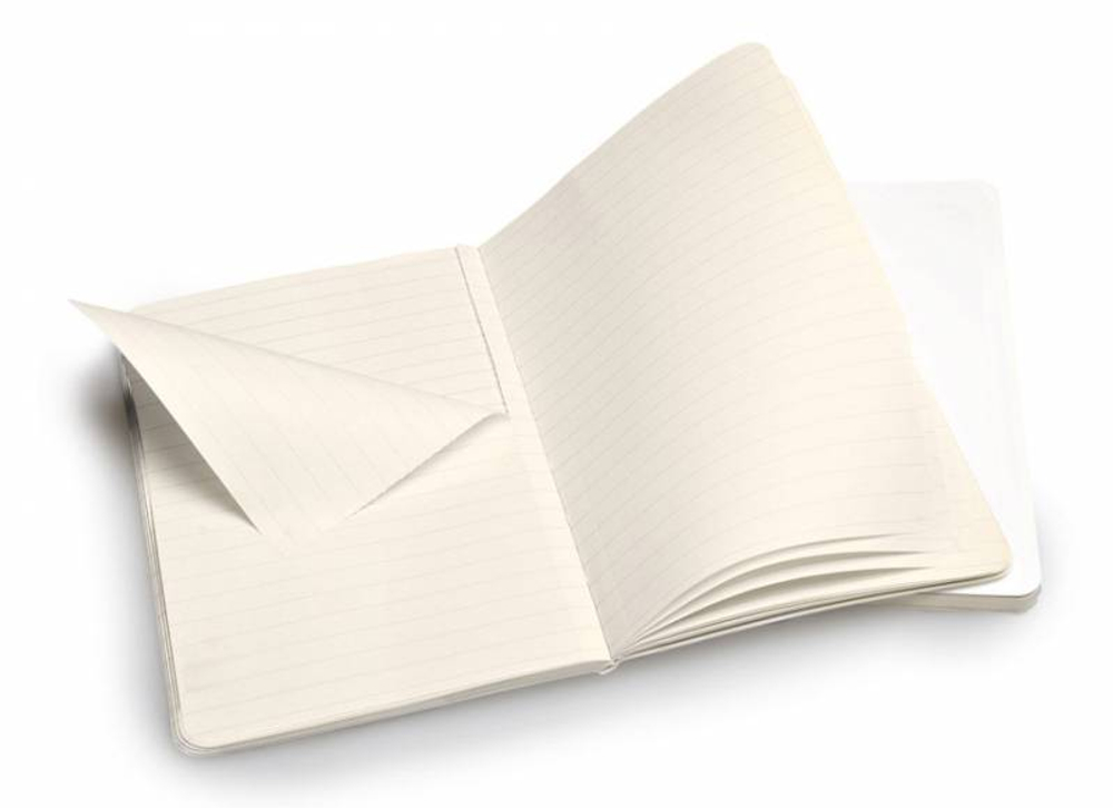 Блокнот Moleskine Volant (QP711WH) Pocket 90x140мм 80стр. линейка мягкая обложка белый (2шт)