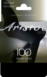 Непрозрачные матовые колготки с плоскими швами (Размер: XL) (Цвет: черный)