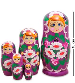 Народные промыслы МР-27/ 8-C Матрешка 5м «Настена в ромашках»