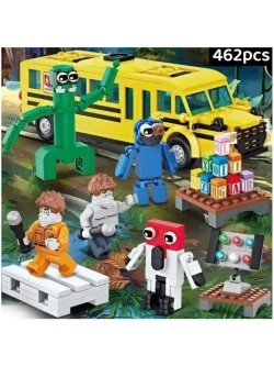 Конструктор Радужные друзья школьный автобус 462 детали 7640