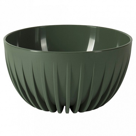 Горшок для цветов миска "Сигма" 4,5л нефрит(с дренажной вставкой)