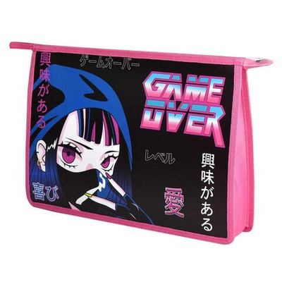 Папка для тетрадей А4 пластиковая 1 отделение "Кибераниме" (Феникс+)