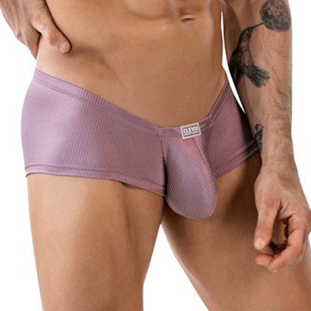 Мужские трусы хипсы коричневые Clever Moda AURA TRUNKS 184419