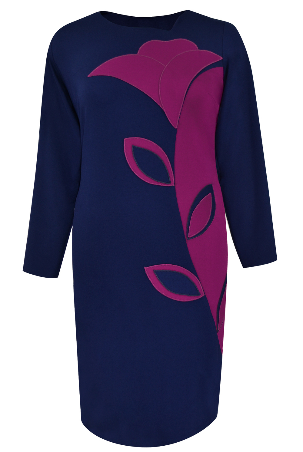 Платье женское 1718ЛП, темно-синий #234ТСа051718ЛП