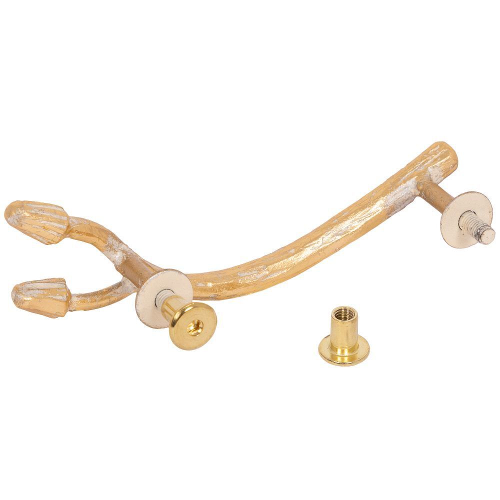 Ручка мебельная скоба Орхидея правая Айвори