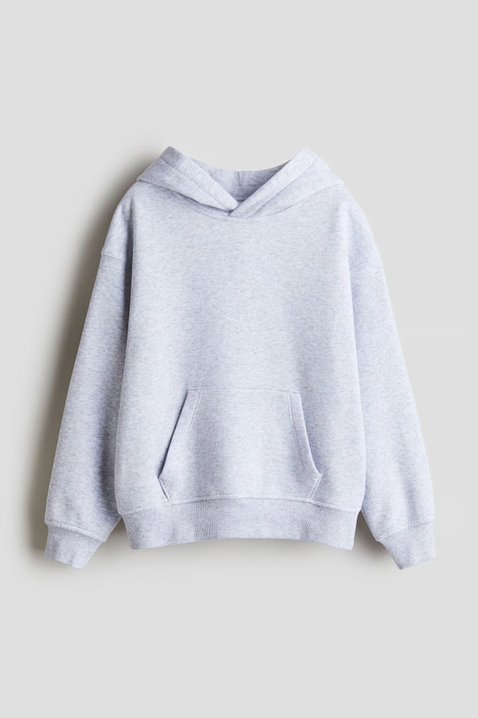 H&M Толстовка с капюшоном, светло-серый