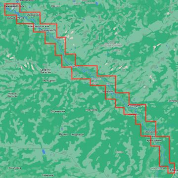 C-MAP Россия Сибирь Обь, Томь (Томск - Нижневартовск) для Lowrance / Simrad / B&G  MAX-N+ RS-Y524