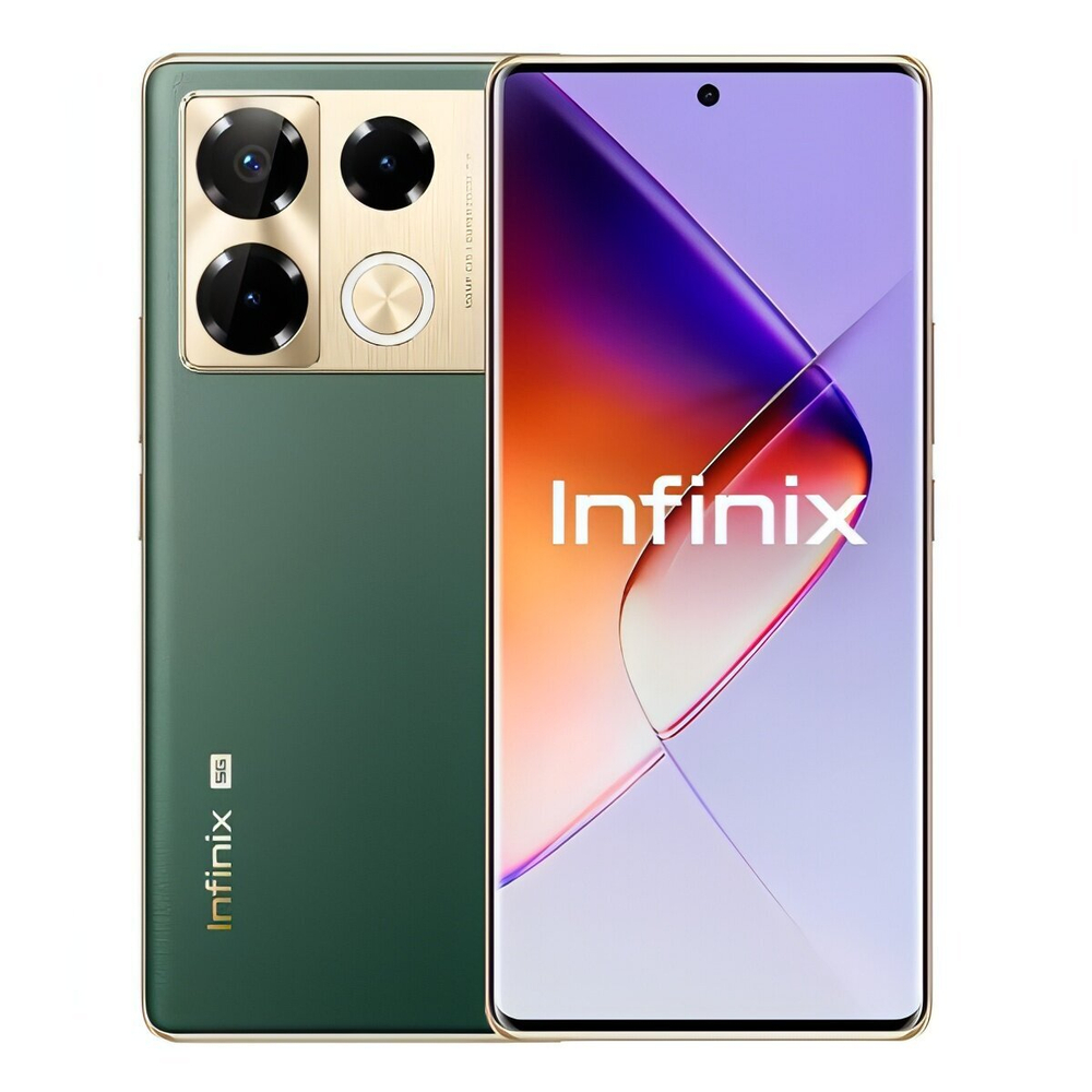 Смартфон Infinix NOTE 40 Pro+ 5G 12/256GB, 2 nano SIM, 108Мп, 6.78", AMOLED, Vintage Green