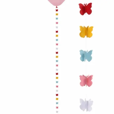 Лента «Бабочки» 2,5 м 5 см , микс