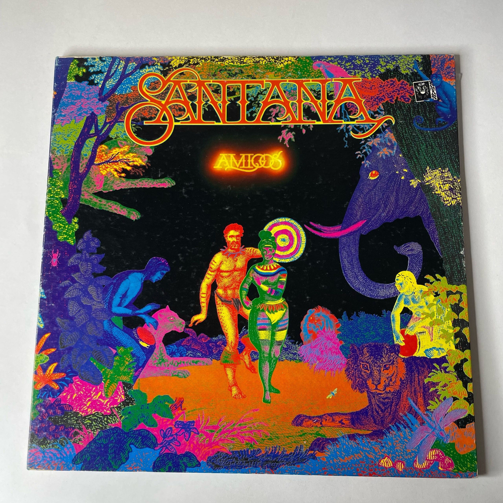 Винтажная виниловая пластинка LP Santana Amigos (Япония 1976) (Без Оби)