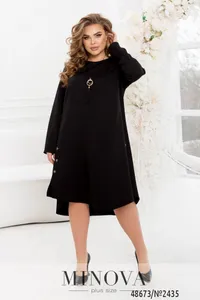 Платье 2435-черный Minova