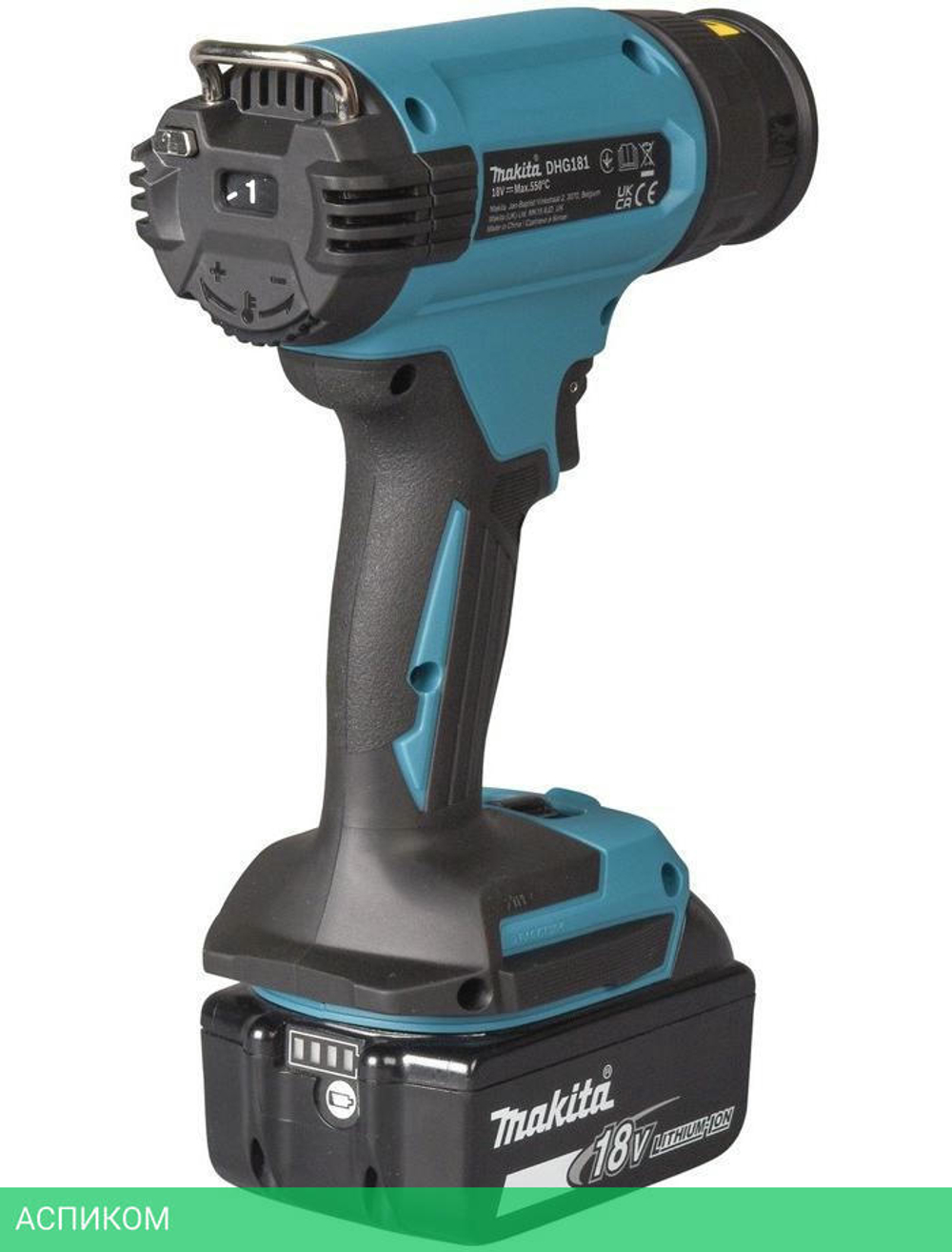 Промышленный фен Makita DHG181ZK