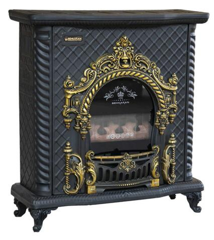 Газовый камин BEHKARAN EM 403 Матовый черный  (120м2)