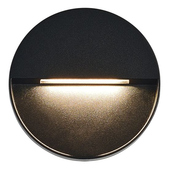 SL9537.401.14 Светильник уличный настенный ST-Luce черный/черный LED 1*1,5W 3000K LADE