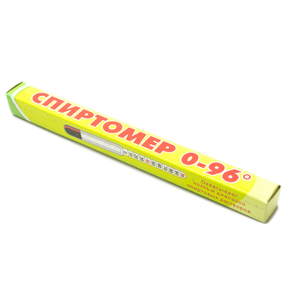 Спиртомер бытовой универсальный 0-96%, 13,5 см