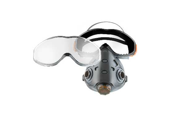 Линза Jeta Safety Air Optics 79501, защитная, для полумаски с интегрированными очками