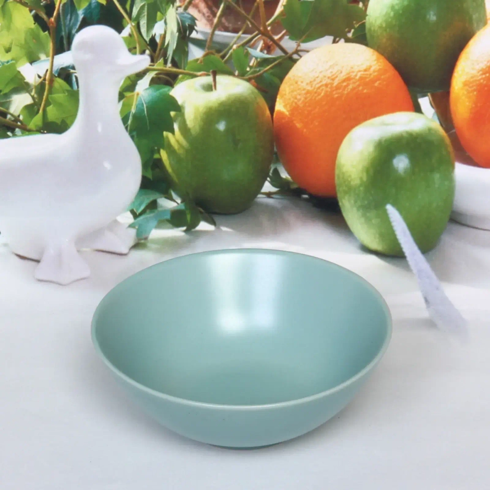 Салатник керамический 500мл «Матовая глазурь» нежная мята 16*6см