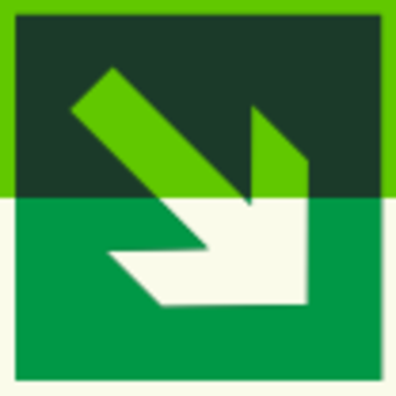 Е 02-02 "Направляющая стрелка под углом 45°"