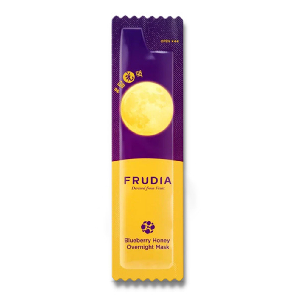 Ночная питательная маска для лица с Черникой и Медом Frudia Blueberry Honey Overnight Mask 10шт
